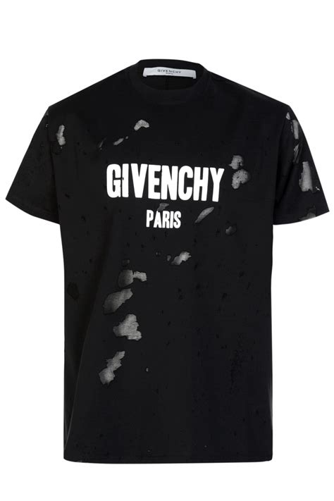 givenchy paris uk star shirt 2016|givenchy distressed t shirt.